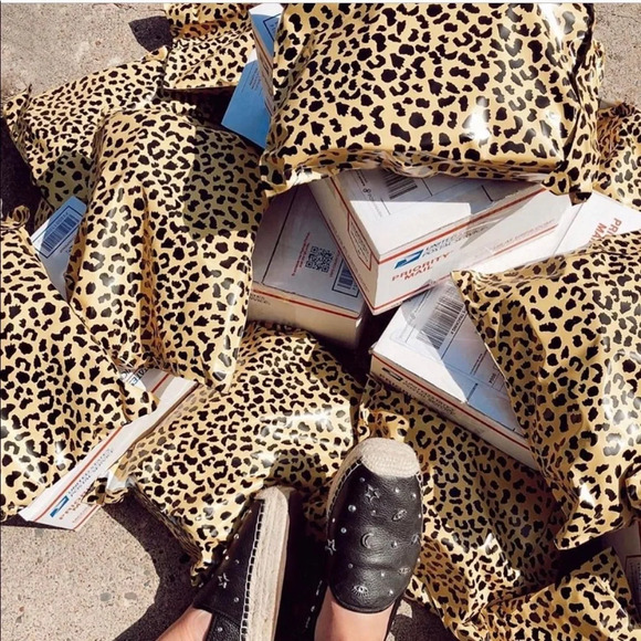 30 leopard print, skulls + turtle polymailers - Picture 2 of 6